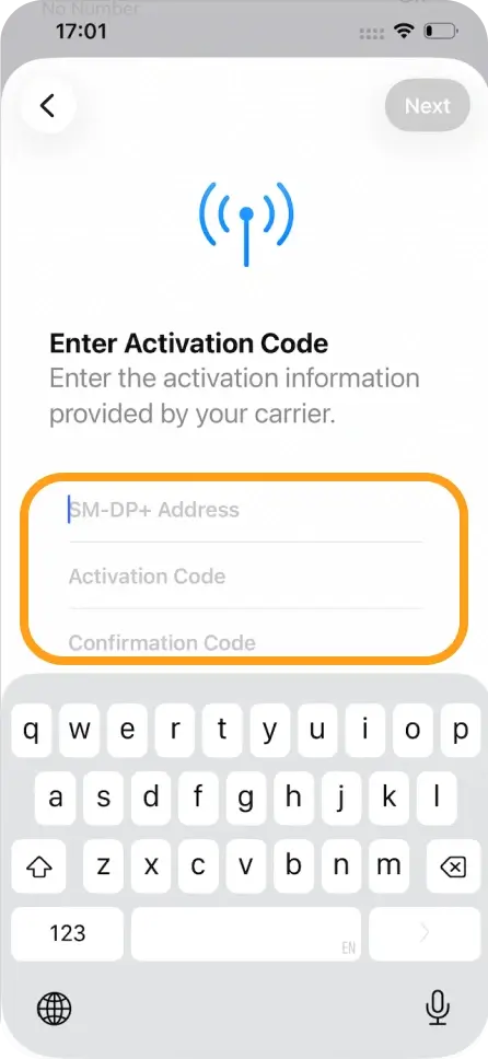 Enter Details Manually